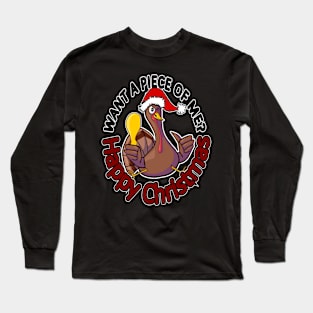 Funny Turkey Leg Christmas Dinner Holidays Long Sleeve T-Shirt